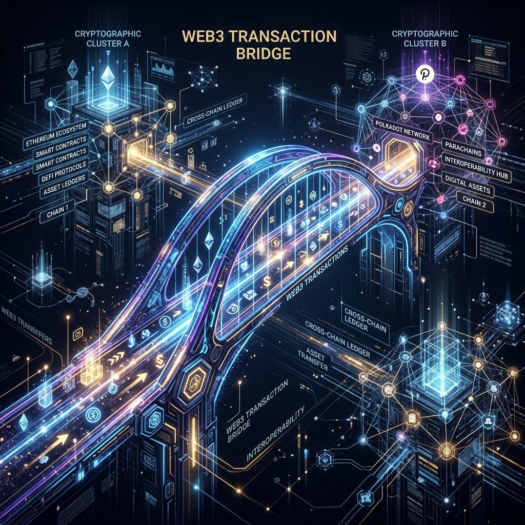 Aether EVM Web3 Bridge Illustration